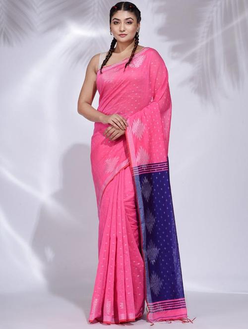 women self design handloom saree with blouse - 22045685 - Very Small Image - 1