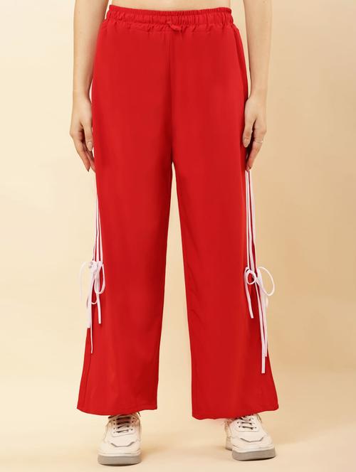 women tapered mid rise relaxed fit track pant - 22048040 - Very Small Image - 1