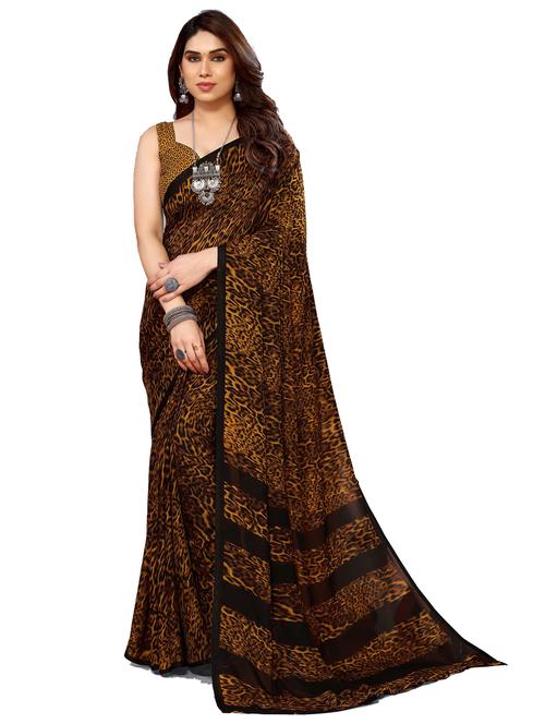 women printed casual wear saree with blouse - 22048306 - Very Small Image - 1