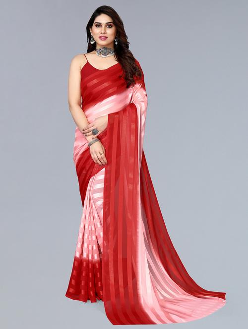 women ombre printed saree with blouse - 22050162 - Very Small Image - 1