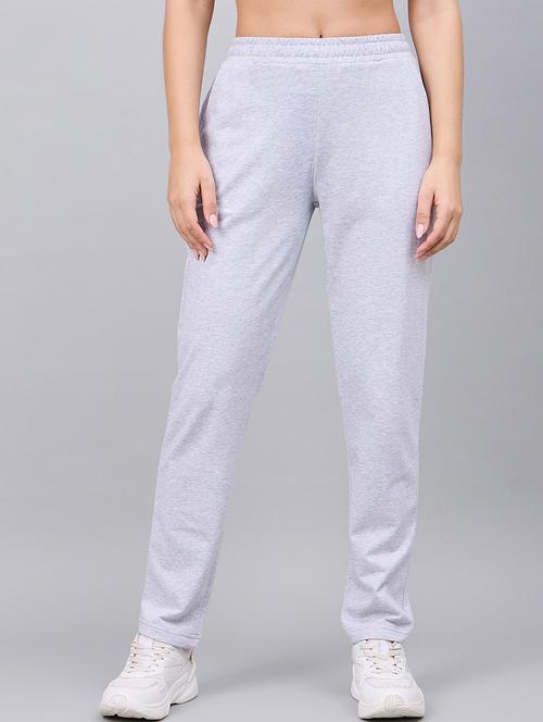 grey cotton regular track pants - 22052019 - Very Small Image - 1