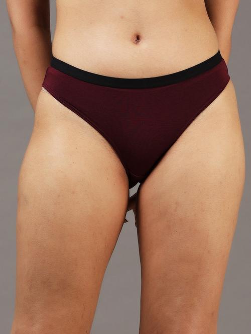 women solid mid rise hipster panty - 22052852 - Very Small Image - 1