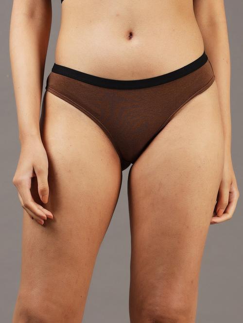 women solid mid rise hipster panty - 22052855 - Very Small Image - 1