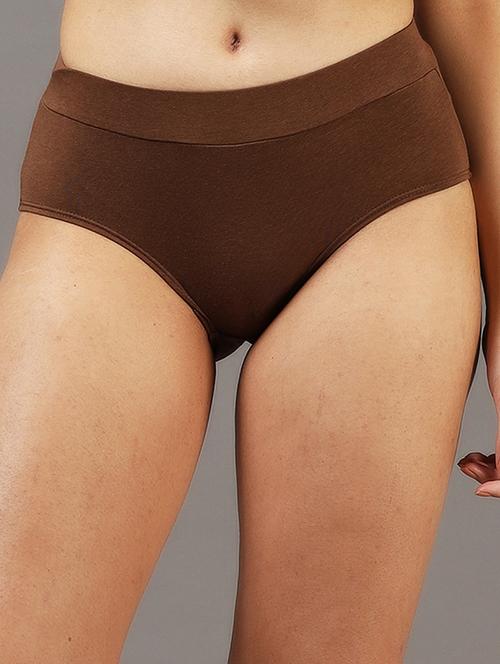 women solid mid rise hipster panty - 22052868 - Very Small Image - 1