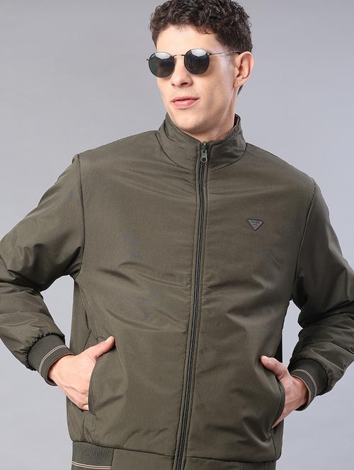 men solid long sleeve regualr fit reversible casual jacket - 22053352 - Very Small Image - 1