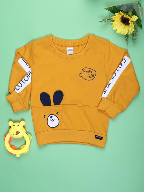 mustard cotton tshirt - 22053583 - Very Small Image - 1