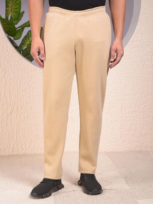 men solid mid rise full length track pant - 22053983 - Very Small Image - 1