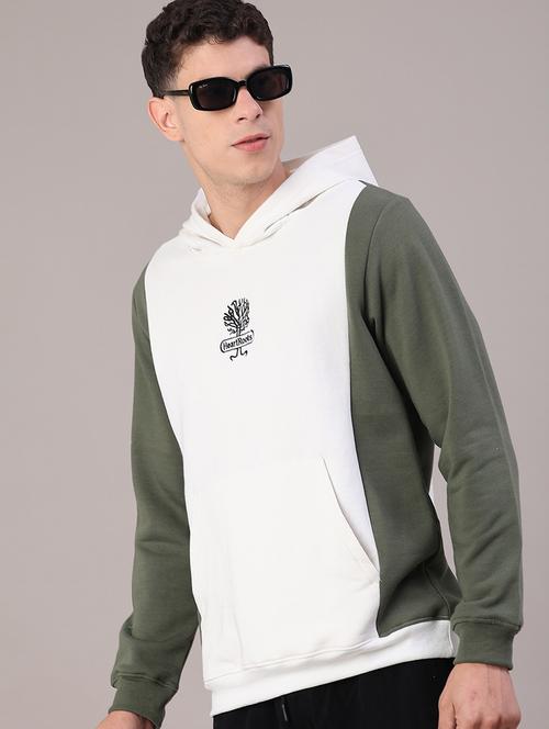 men printed long sleeve hooded sweatshirt - 22054221 - Very Small Image - 1