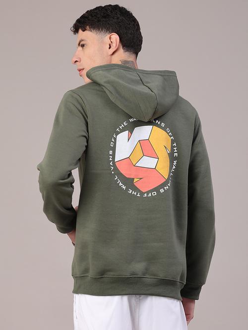 men printed long sleeve hooded sweatshirt - 22054222 - Very Small Image - 1