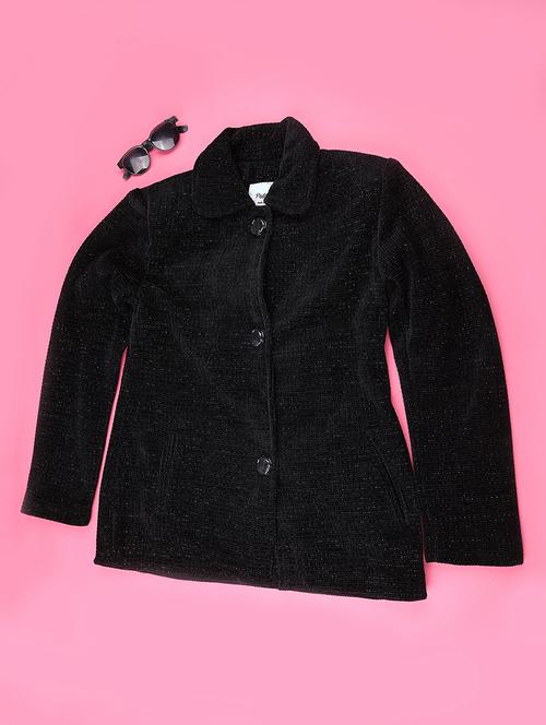 women solid long sleeve trench coat - 22054541 - Very Small Image - 1
