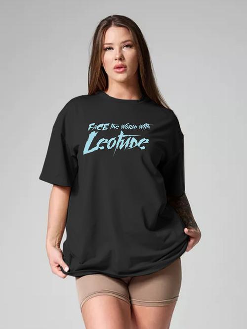 women printed short sleeve oversized fit t-shirt - 22059500 - Very Small Image - 1