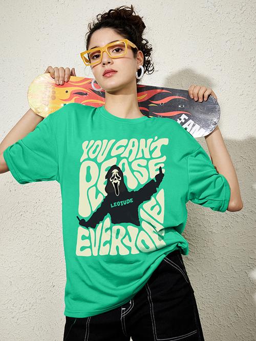 women printed shrort sleeve oversized t-shirt - 22059576 - Very Small Image - 1