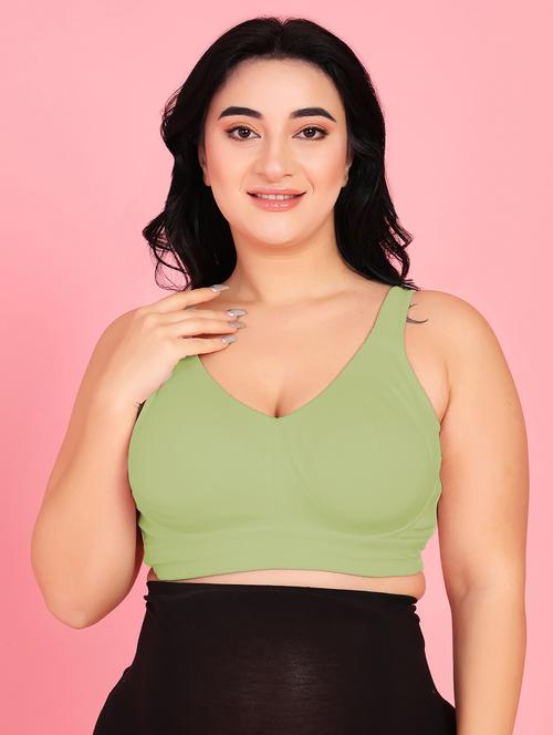 women plus size solid non padded bra - 22062944 - Very Small Image - 1