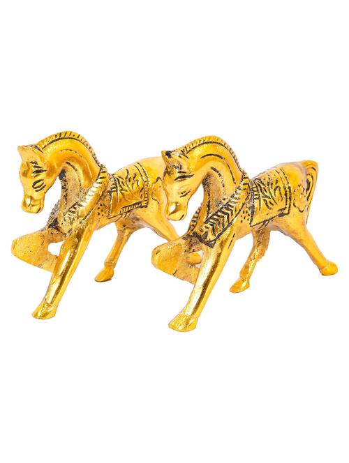 metal gold horse home decor statue - 22065714 - Very Small Image - 1