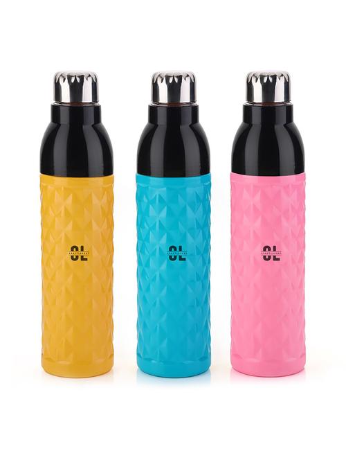 pack of 3 multicolor plastic water bottles  - 22065773 - Very Small Image - 1