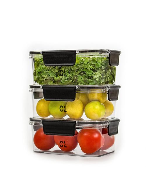 plastic storage container with lid for fridge - 22065823 - Very Small Image - 1