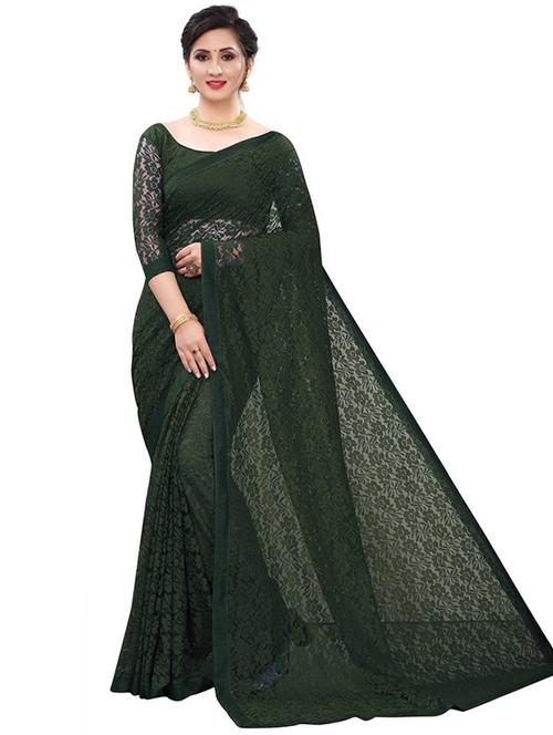 Women Self Design Plain Saree With Blouse - 22065974 - Very Small Image - 1