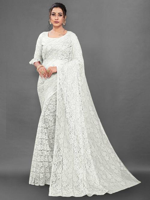 women self design plain saree with blouse - 22065975 - Very Small Image - 1