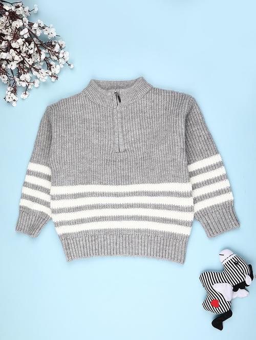 boys striped long sleeve sweater - 22066515 - Very Small Image - 1