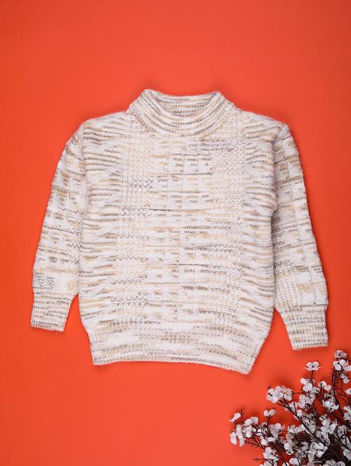 boys self design long sleeve sweater - 22067081 - Very Small Image - 1