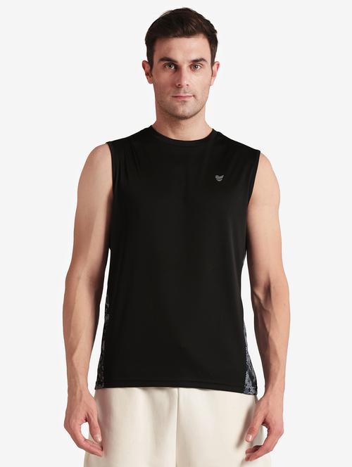 men printed sleeveless regular fit t-shirt - 22067516 - Very Small Image - 1