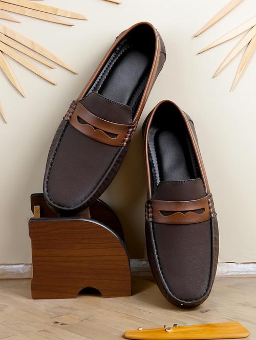 men brown slip on loafer - 22067528 - Very Small Image - 1