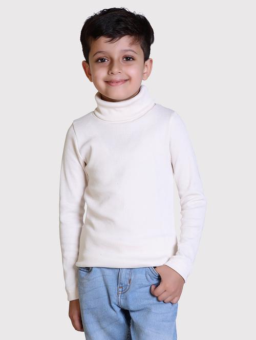 boys solid high neck long sleeve sweater - 22068678 - Very Small Image - 1