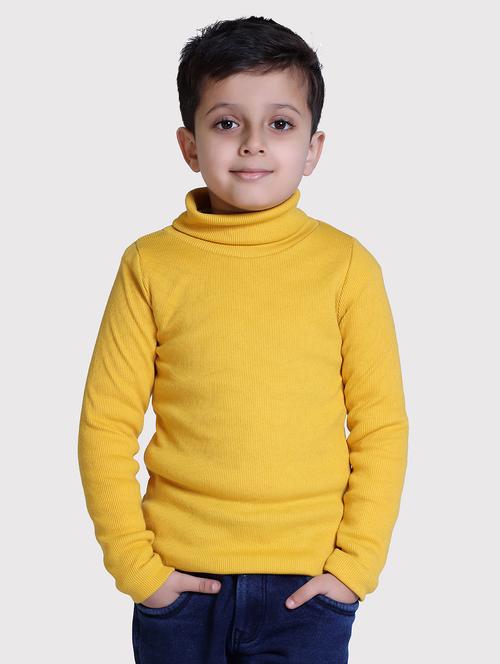 boys solid high neck long sleeve sweater - 22068681 - Very Small Image - 1