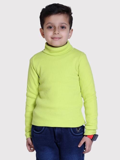 boys solid high neck long sleeve sweater - 22068683 - Very Small Image - 1