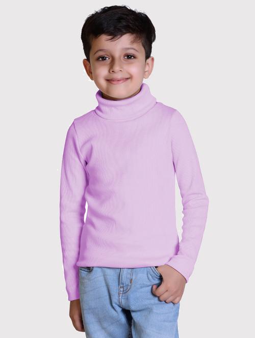boys solid high neck long sleeve sweater - 22068702 - Very Small Image - 1