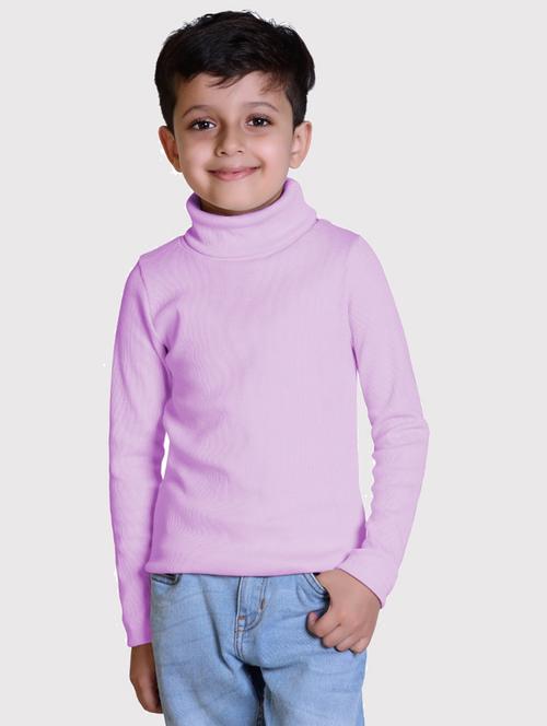 boys solid high neck long sleeve sweater - 22068713 - Very Small Image - 1