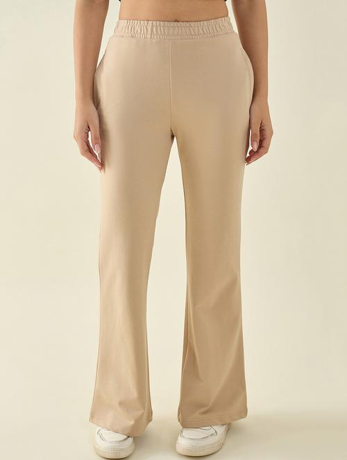 women solid mid rise bootcut trouser - 22068827 - Very Small Image - 1