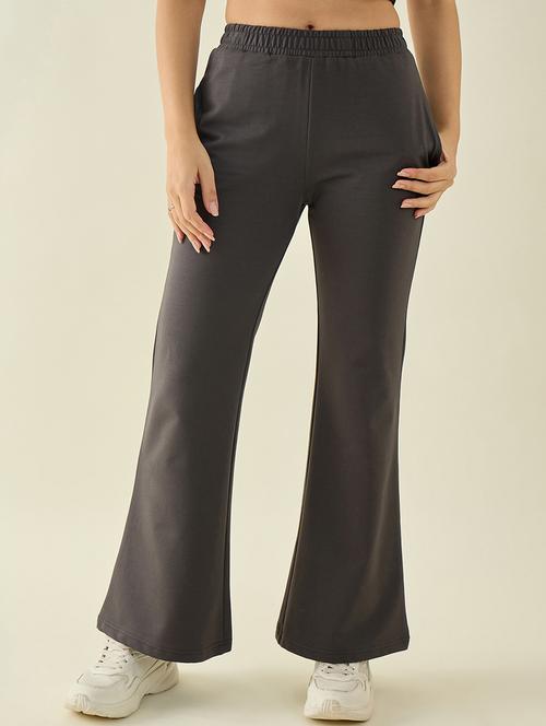 women solid mid rise bootcut trouser - 22068830 - Very Small Image - 1