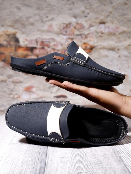 men blue slip on loafer - 22069152 - Very Small Image - 1
