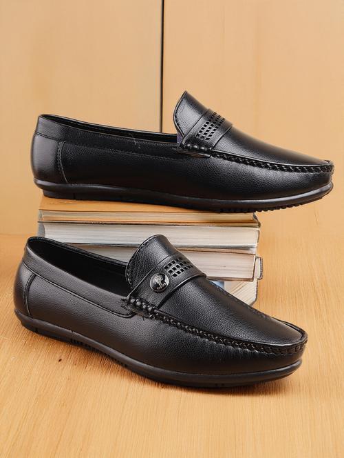 men black slip on loafer - 22069162 - Very Small Image - 1