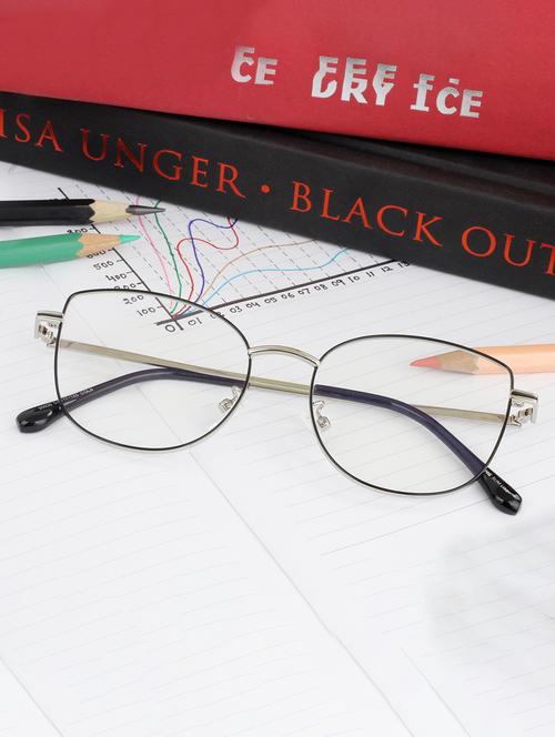 cat eye silver frame spectacles  - 22069193 - Very Small Image - 1