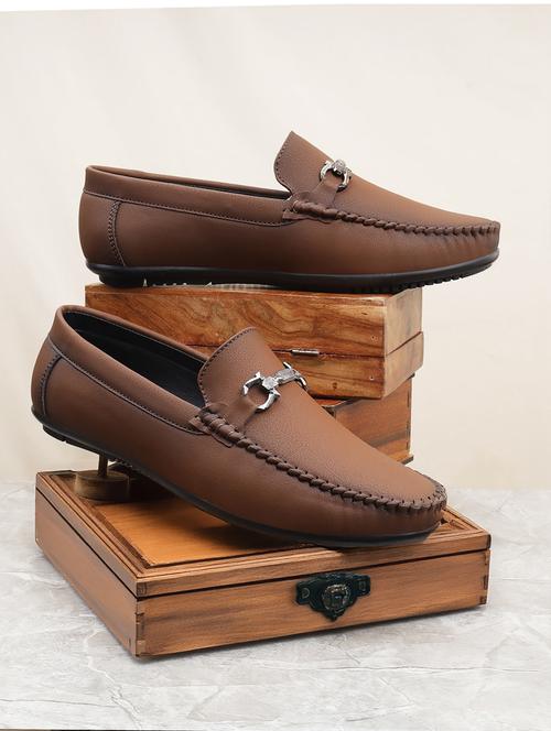 men tan slip on loafer - 22069197 - Very Small Image - 1