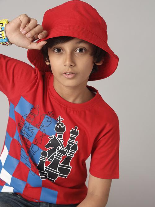 boys printed short sleeve regular fit t-shirt - 22070943 - Very Small Image - 1