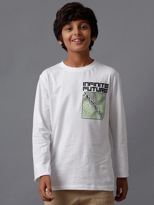 boys printed long sleeve regular fit t-shirt - 22070949 - Very Small Image - 1