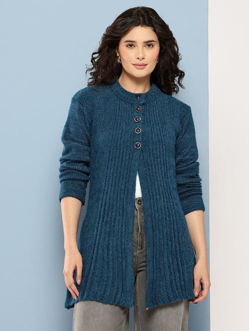 women self desiged long sleeve cardigan - 22074085 - Very Small Image - 1