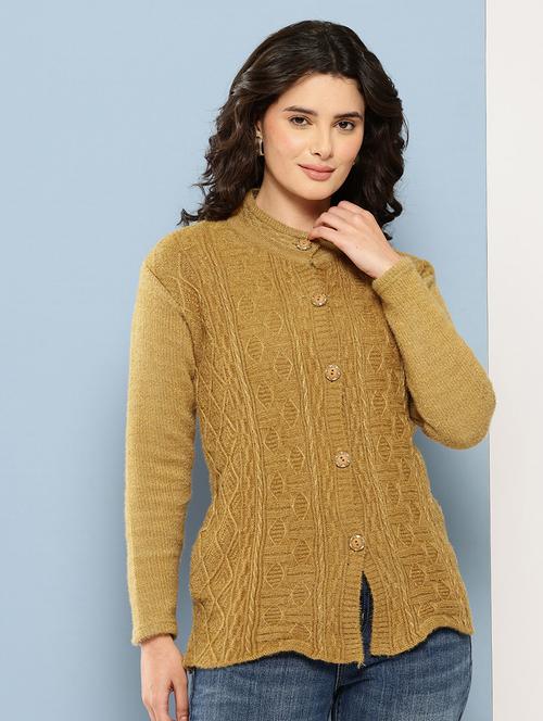 women self desiged long sleeve cardigan - 22074088 - Very Small Image - 1