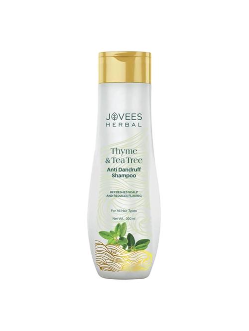 jovees-thyme & tea tree anti dandruff shampoo-300 ml - 22076223 - Very Small Image - 1