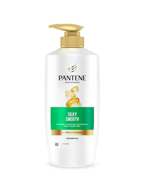pantene-advanced hair fall & silky smooth care shampoo-650 ml - 22076250 - Very Small Image - 1