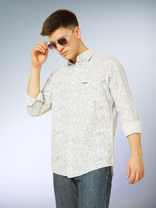blue cotton casual shirt - 22079660 - Very Small Image - 1