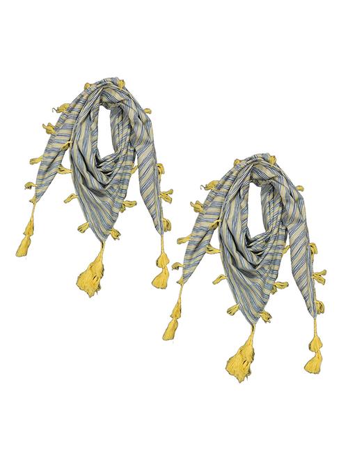 women pack of 2 scarf with tassels - 22079943 - Very Small Image - 1