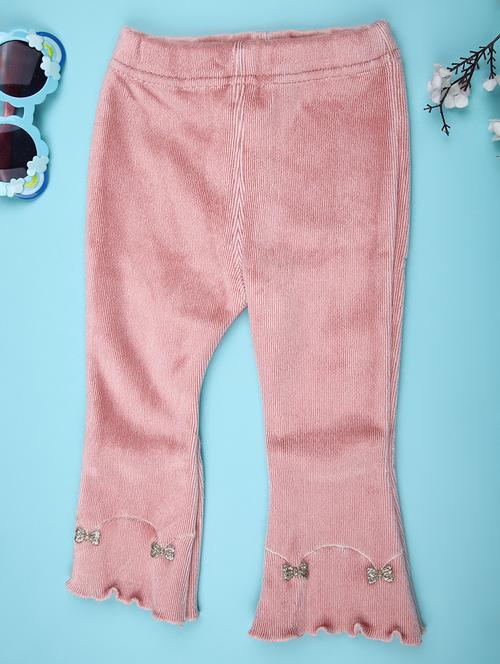 girls solid mid rise pyjama - 22080468 - Very Small Image - 1