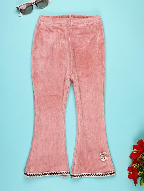 girls solid mid rise pyjama - 22080473 - Very Small Image - 1