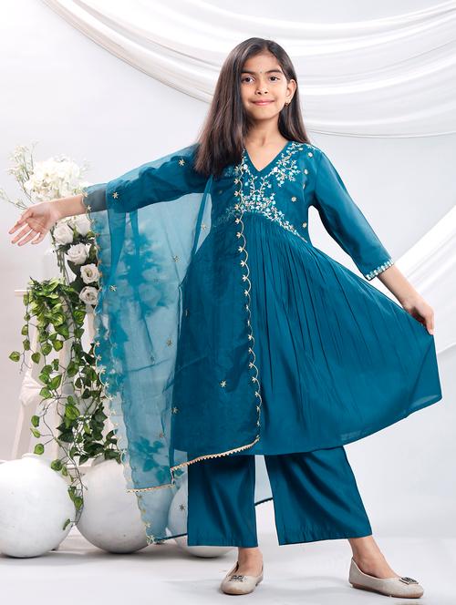 beige silk blend suit set - 22080649 - Very Small Image - 1