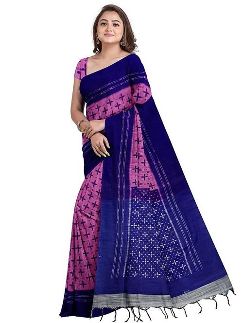 women self design handloom saree with blouse - 22081649 - Very Small Image - 1
