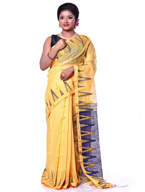 women self design handloom saree with blouse - 22081704 - Very Small Image - 1